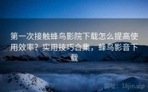 第一次接触蜂鸟影院下载怎么提高使用效率？实用技巧合集，蜂鸟影音下载