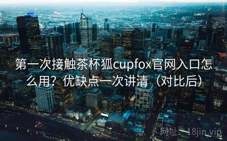第一次接触茶杯狐cupfox官网入口怎么用？优缺点一次讲清（对比后）  第1张