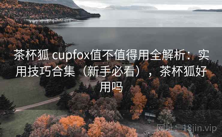 茶杯狐 cupfox值不值得用全解析：实用技巧合集（新手必看），茶杯狐好用吗  第2张