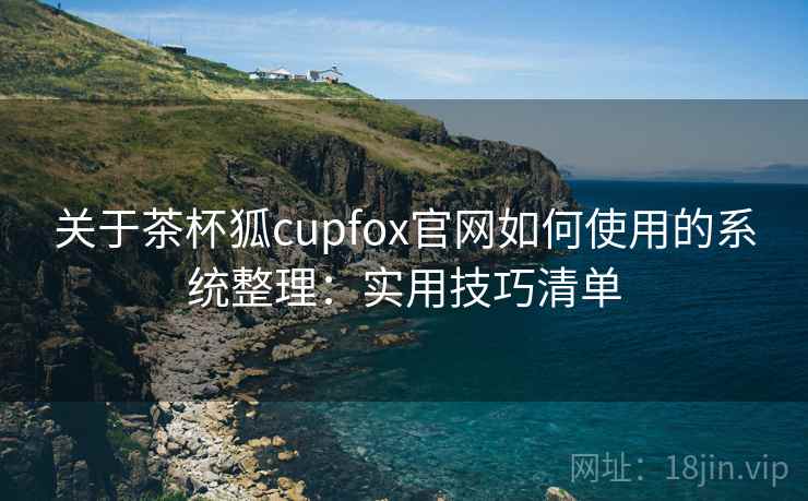 关于茶杯狐cupfox官网如何使用的系统整理：实用技巧清单  第2张