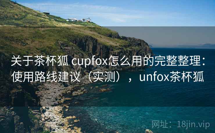 关于茶杯狐 cupfox怎么用的完整整理：使用路线建议（实测），unfox茶杯狐  第1张