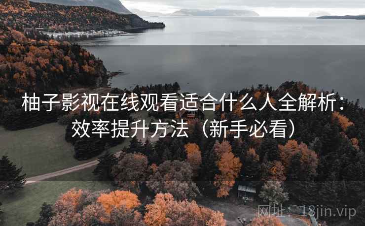 柚子影视在线观看适合什么人全解析：效率提升方法（新手必看）  第2张